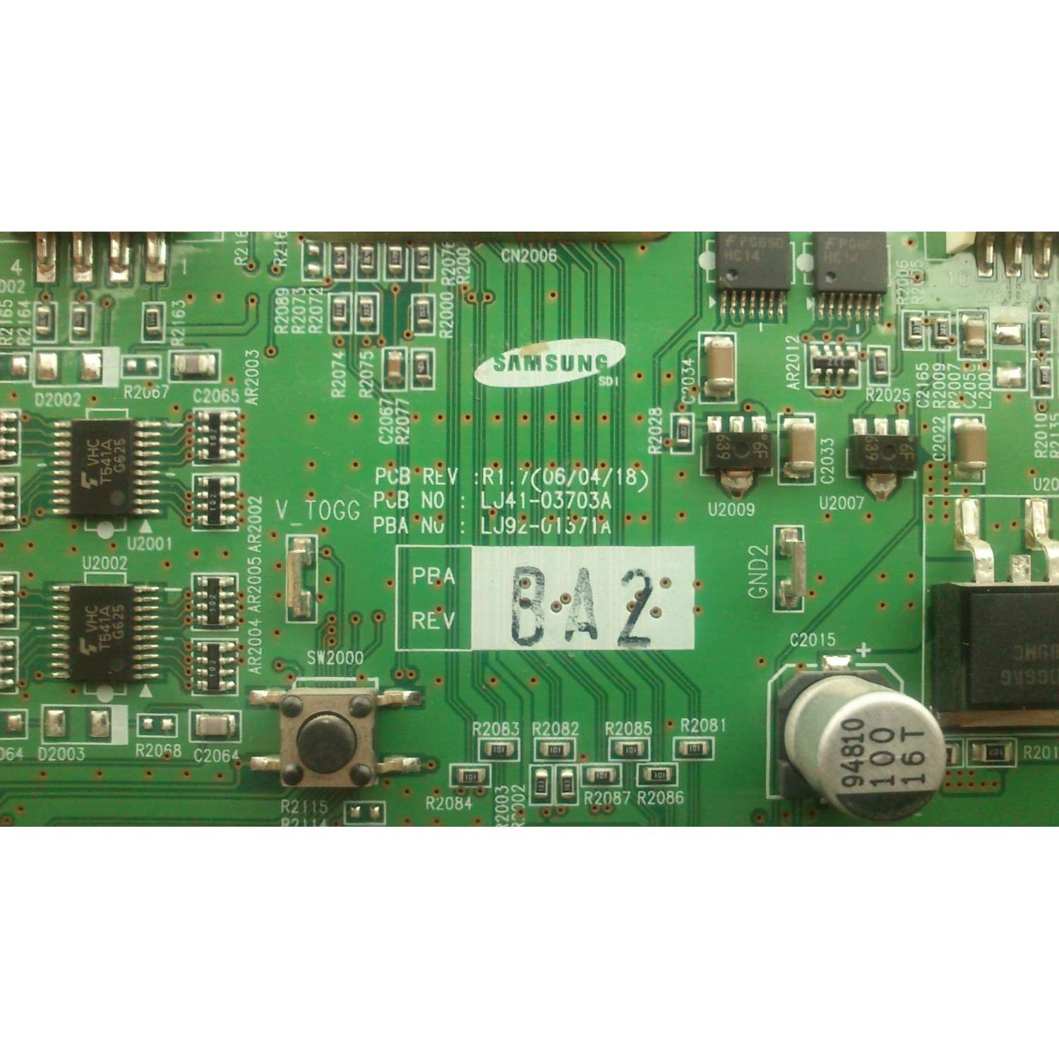 FUENTE PARA TV INSIGNIA / NUMERO DE PARTE 231XXA6CU / 715G8098-P01-000-002S / NUMERO DE PANEL TPT320WH / MODELO NS-32DF310NA19 - Imagen 2